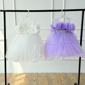 تصویر لباس عروس بچگونه 