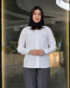 تصویر شومیز مانتویی زنانه ملودی فری سایز 