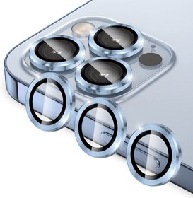 تصویر گلس لنز دوربین رینگی اپل مناسب برای iphone 13 pro/13 pro max 