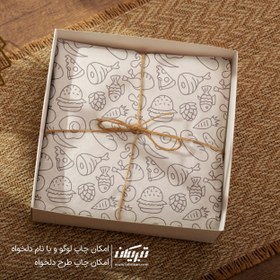 تصویر کاغذ پوستی فست فود 