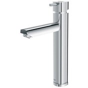 تصویر شیر روشویی پایه بلند یونیک Unic Plus Chrome Mat Basin Tall