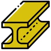 تصویر تیرآهن ۱۶ اطلس ۱۶۵کیلو 