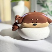 تصویر کاور ایرپاد سیلیکونی کارتون پاپی Cartoon Puppy + آویز کد a1099