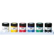 تصویر گواش نقاشی 6 رنگ مدل WPU2-6 پنتل Pentel WPU2-6 Gouache 6 colours