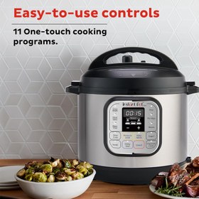 تصویر زودپز برقی و مولتی کوکر ۳ لیتری برند Instant Pot مدل Duo Instant Pot Duo 7-in-1 Mini Electric Pressure Cooker