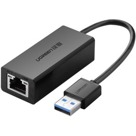 تصویر مبدل کارت شبکه USB 3.0 به LAN یوگرین مدل CR111 UGREEN CR111 USB 3.0 To Lan Adapter