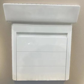 تصویر روشویی کابینتی سایز 30،روشویی کابینتی کوچک،روشویی پی وی سی pvc سرویس بهداشتی و حمام برند tida tida