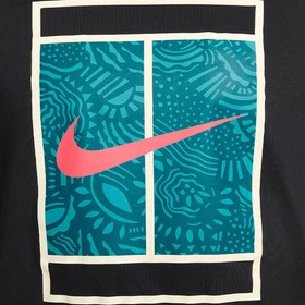 تصویر تیشرت تنیس مردانه نایک NikeCourt Dri-FIT- مشکی 