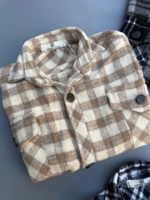 تصویر پیراهن شکت پشمی 