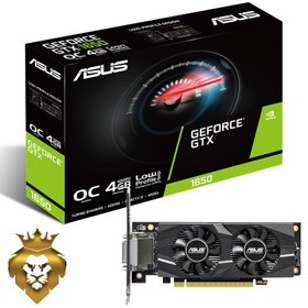 تصویر کارت گرافیک ایسوس انویدیا پنل کوتاه مخصوص مینی کیس VGA Asus Nvidia GeForce GTX1650 Low Profile OC 