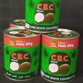 تصویر روغن نارگیل cbc اصل جدید با سی گرم اضافه وزن 