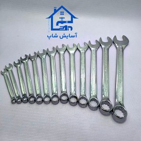 تصویر آچار یکسر رینگی سایز ۸ تا ۲۷ AZD 