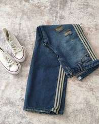 تصویر شلوار جین زاپ دار نیم بگ - سایز۳۳ 