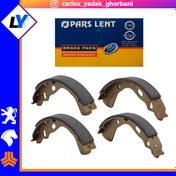 تصویر لنت عقب پراید پارس صادراتی rear brake shoes