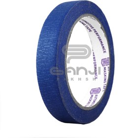تصویر چسب کاغذی رنگی مخصوص ماسکه کردن و پوشاندن سطوح مخصوص پولیش کردن بدنه خودرو رنگ آبی Automotive Performance Masking Tape 