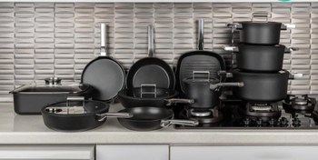 تصویر سرویس قابلمه 18 پارچه Gray Pan Gray Pan 18 PCS Cookware Set