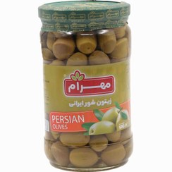 تصویر مهرام زیتون شور ایرانی 680 گرمی کد14031280 