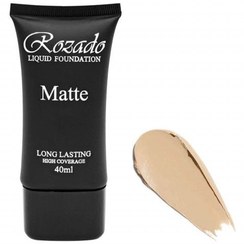 تصویر روزادو کرم پودر Rozado liquid Foundation Long Lasting Matteشماره 02 