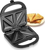 تصویر Geepas 750 W 2-Slice Sandwich Maker- GSM36533K | صفحات قابل تعویض غیر چسب | دمای قابل تنظیم با نشانگر برق | سیاه ، 2 سال ضمانت Geepas 750 W 2-Slice Sandwich Maker- GSM36533UK| Non-Stick Interchangeable Plates| Adjustable Temperature with Power Indicator| Black, 2 Years Warranty