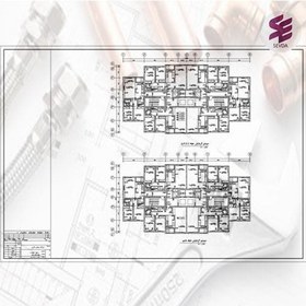تصویر نقشه اتوکد تاسیسات مکانیکی ساختمان 6 طبقه تیپ 1 
