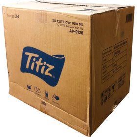 تصویر لیوان تیتیز مدل GNIGHT کد 9128 زرد 