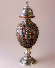 تصویر سنبل دان قلمزنی نفیس اثر نفیس قلمزنی اصفهان ( فروش فقط نقدی )