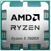 تصویر پردازنده کامپیوتر ای ام دی مدل Ryzen 5 7600X Tray AMD Ryzen 5 7600X Tray Computer Processor