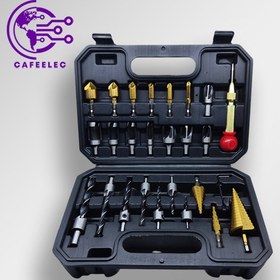 تصویر ست 25 عددی ابزار نجاری 