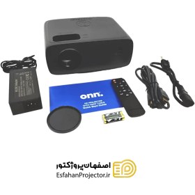 تصویر مینی پروژکتور onn. HD Home Theater Projector 