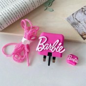 تصویر ست محافظ شارژر 4 تکه برای سامسونگ 25 وات طرح باربی کد 691 