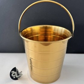 تصویر سطل یخ طلایی 