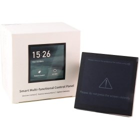 تصویر تاچ پنل هوم سنتر اندرویدی WiFi/Zigbee لمسی هوشمند 4 اینچ TUYA مدل S6E 