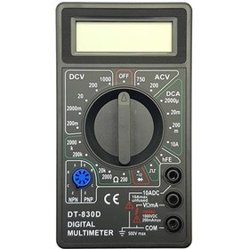 تصویر مولتی متر دیجیتال DT-830BD 