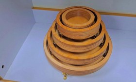 تصویر مزه خوری ۵ تیکه گرد پایه دار 