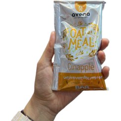 تصویر اوتمیل آماده ساشه ای با طعم سیب دارچین اونا avena 