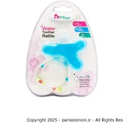 تصویر دندان گیر آبدار جغجغه ای مایا Maya - آبی کم رنگ Maya water teether rattle