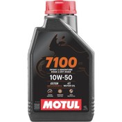 تصویر روغن موتور سیکلت موتول 7100 گرانروی 10W50 حجم ۱ لیتر 