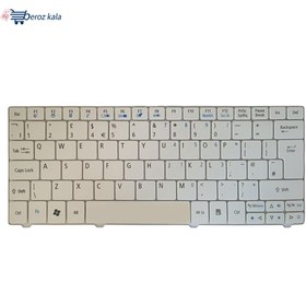 تصویر کیبرد لپ تاپ ایسر Aspire One 751 سفید ا Keyboard Laptop Acer 751_White Keyboard Laptop Acer 751_White