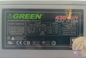 تصویر منبع تغذیه کامپیوتر green 430 