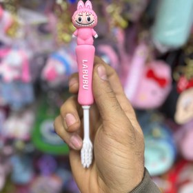 تصویر مسواک عروسکی طرح لبوبو 