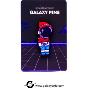 تصویر پیکسل فضانورد کریسمسی 