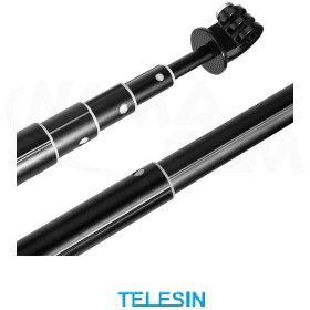 تصویر مونوپاد آلومینیومی تلسین با سه پایه - 090S TELESIN Extendable Aluminum Selfie Stick with Tripod