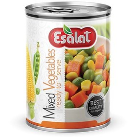 تصویر اصالت کنسرو مخلوط سبزیجات کلیدی 380گ 