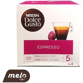 تصویر کپسول قهوه دولچه گوستو اسپرسو Nescafé Dolce gusto Espresso