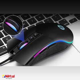 تصویر موس گیمینگ اچ پی مدل M220 HP M220 Wired USB Optical Gaming Mouse