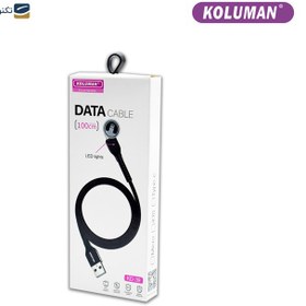 تصویر کابل تبدیل USB به USB-C کلومن مدل KD-39 KOLUMAN KD-39 USB TO USB-C CHARGE AND SYNC DATA CABLE