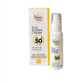 تصویر کرم ضد آفتاب رنگی SPF50 اسپارک وودن مدل 30 حجم 50 میلی لیتر 