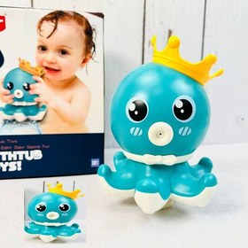 تصویر اسباب بازی حمام هشت پا آب پخش کن 