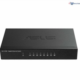 تصویر سوئیچ 8 پورت ایسوس مدل GX-U1081 Asus GX-U1081 8-Port Desktop Switch