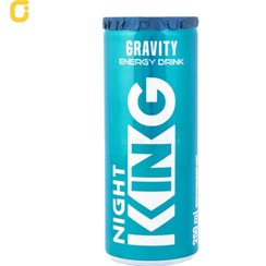 تصویر نوشابه انرژی زا نایت کینگ مدل گرویتی (Night King Gravity) حجم 250 میلی لیتری - 24 عدد 